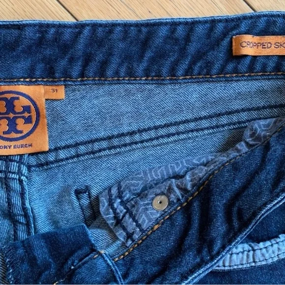 Tory Burch cropped jeans!👖 - Picture 2 of 3